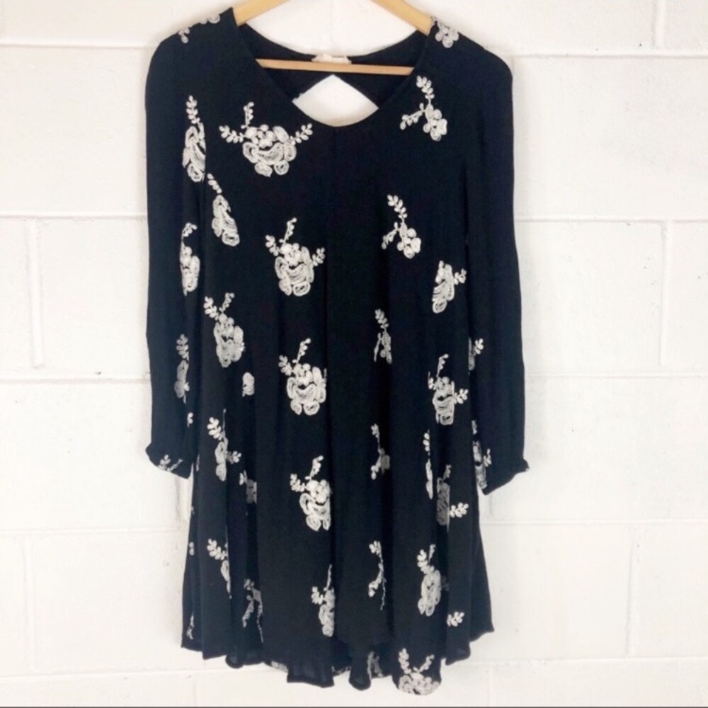 Altar’d State Long Sleeve Floral Embroidered Dress